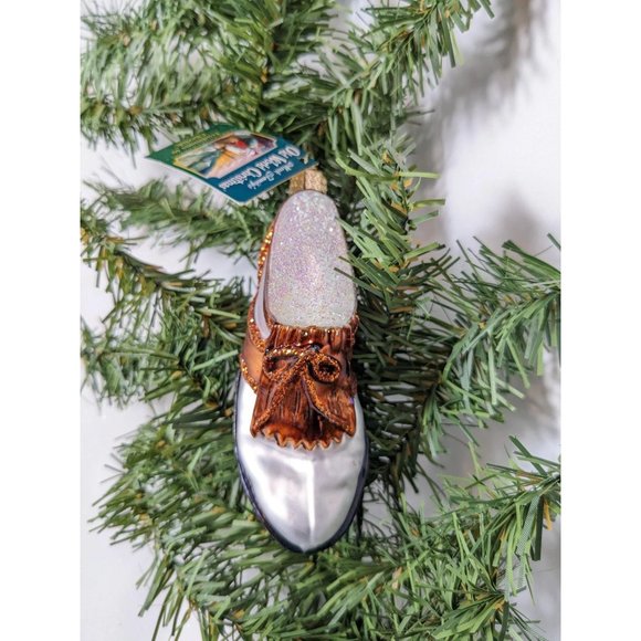 Golf Shoe Retired Old World Christmas Ornament - Picture 2 of 5